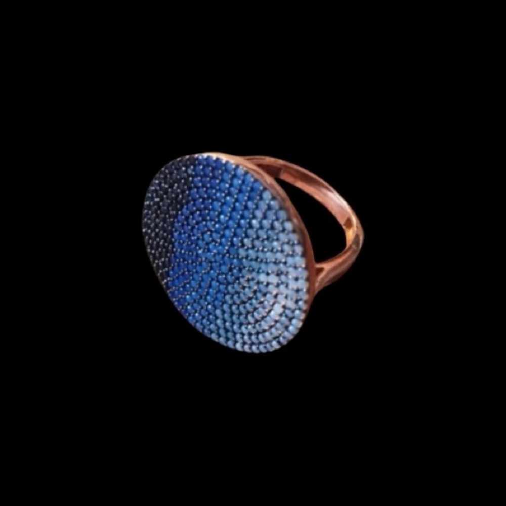 ✨18K gold plated sterling silver Disc Ring